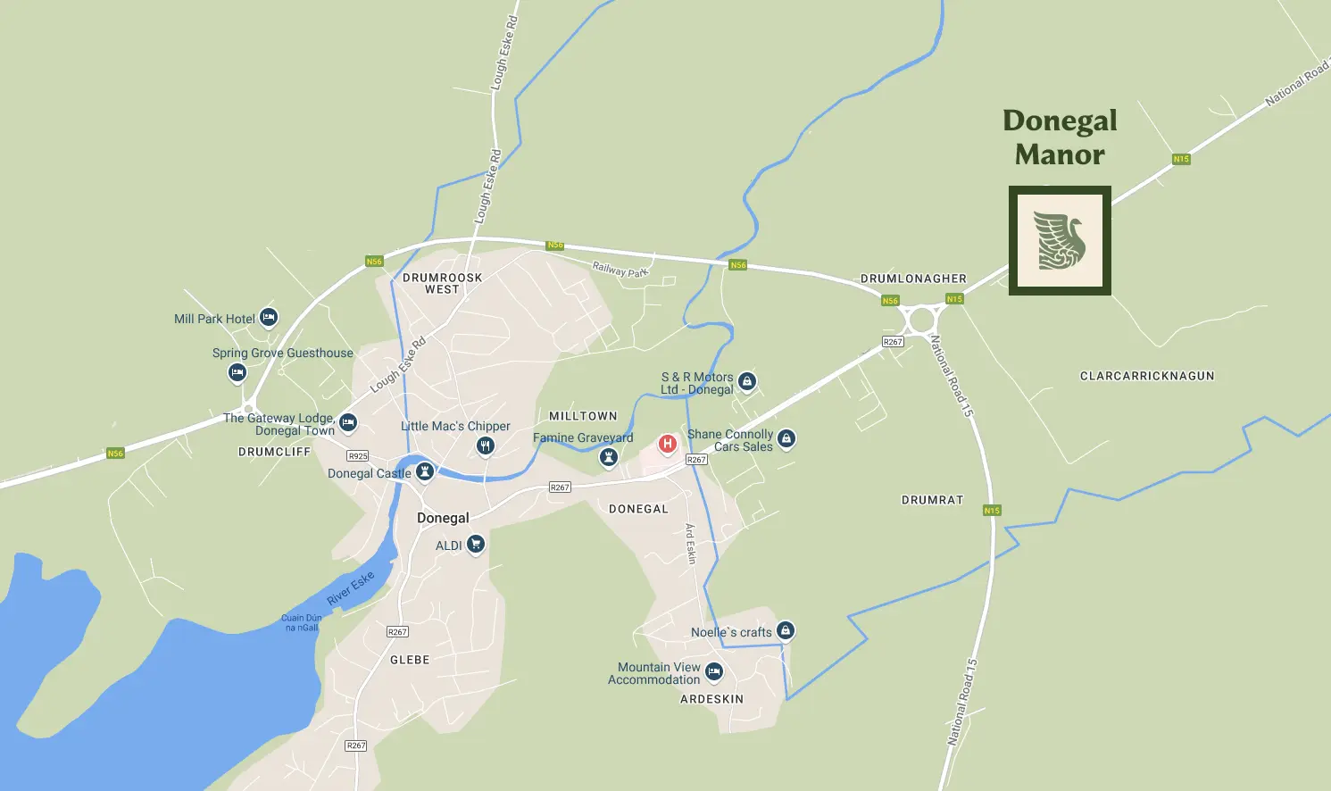 Directions to Donegal Manor