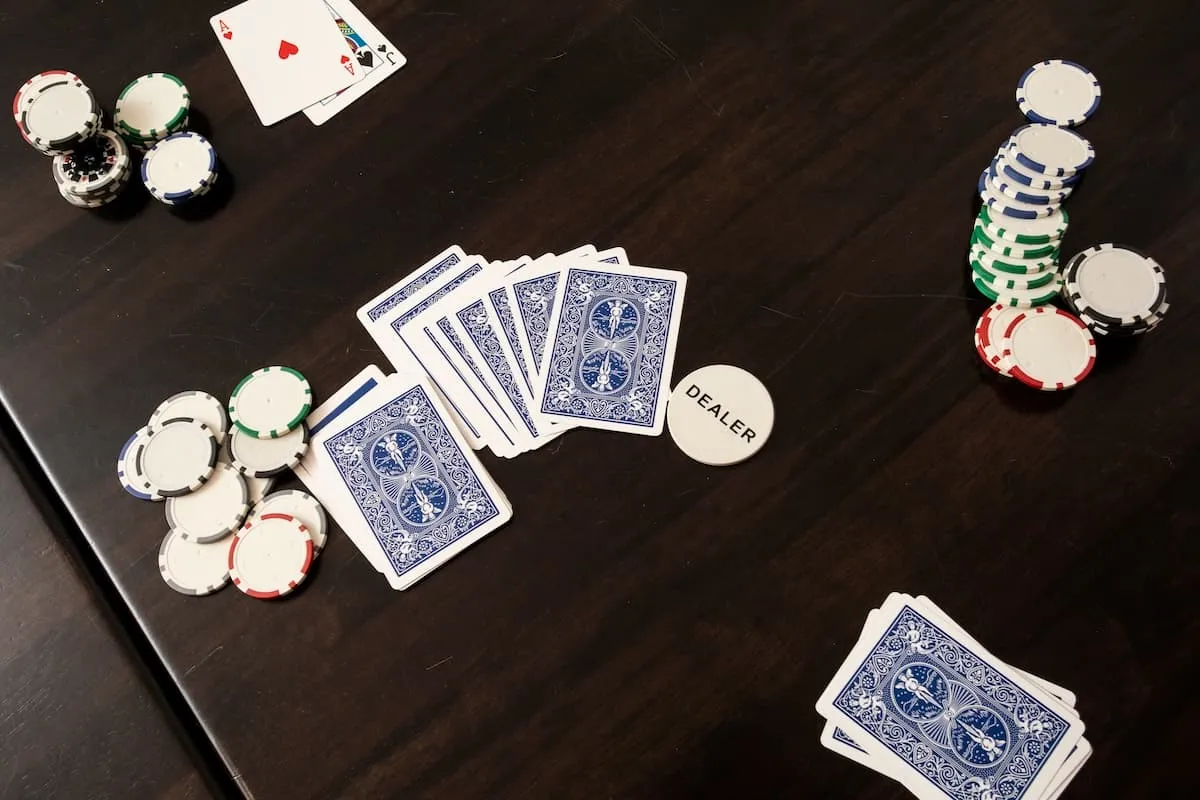 Family playing cards together in the lounge at Donegal Manor